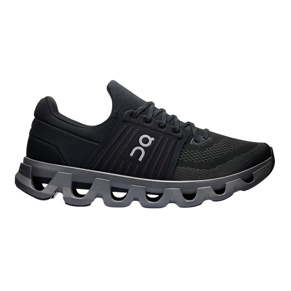 On Cloudswift Mens Running Shoes Black Rock Road Sneakers
